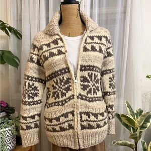 Hand knit by Heather Wanless wool